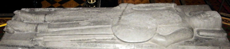 Malvern - St Mary and St Michael De Braci knight 1250